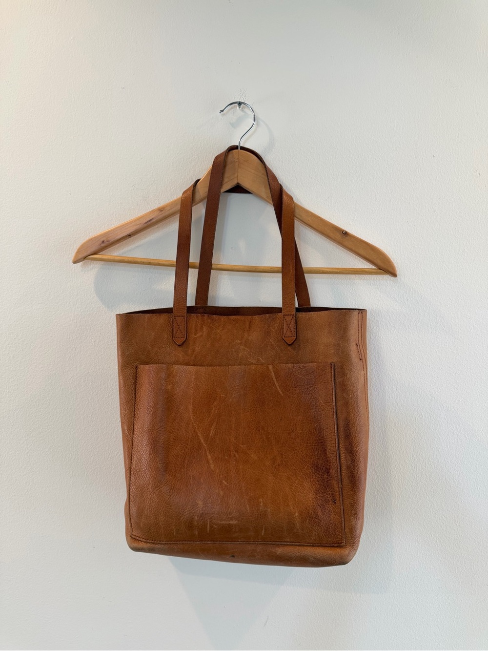 Madewell Medium Transport Tote Leather Bag